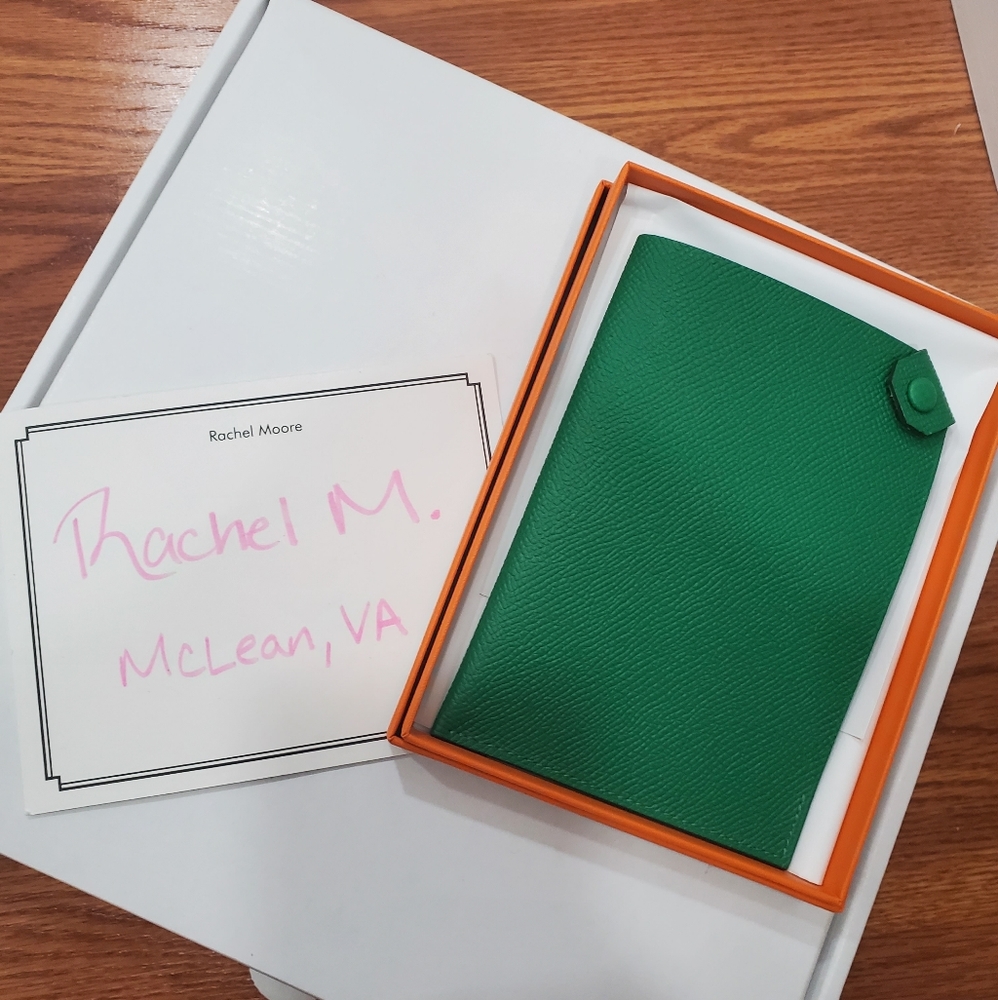 Hermes Tarmac Passport Holder